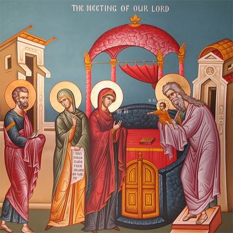 Presentation of Our Lord – Parousia Press Jesus In The Temple, Gospel Reading, City Of God, Christian Education, Christian Resources, Holy Rosary, Child Jesus, Byzantine Icons, December 2023