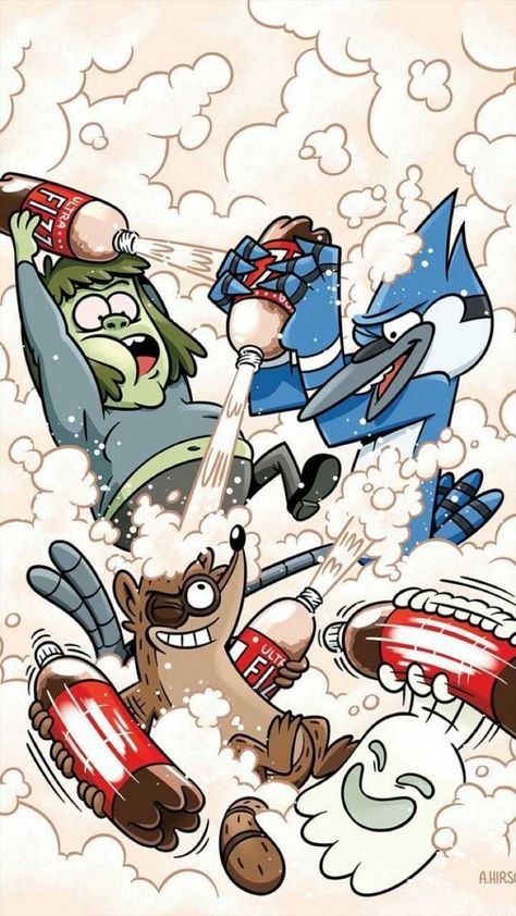 Regular Show, Cartoon Characters, Iphone