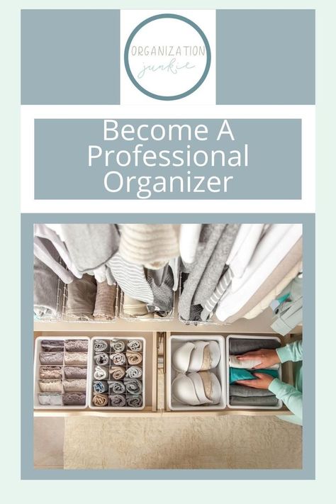 Organizationjunkie.com can help you learn how to turn your love of organization into a money making effort. Learn the tips to becoming a professional organizer and use your skills to help others and make money at the same time. Read the article for more information. Organizer Business, Professional Organizer Business, Personal Organizer, Organizing Tips, Help Others, Professional Organizer, Small Business Ideas, How To Turn, Money Making