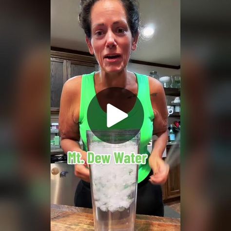 Mountain Dew Water, Mt Dew Water Recipe, Mountain Dew Water Recipe, Water Tock Recipes, Tar Water, Tiktok Water Recipes, Water Tok, Watertok Recipes, Watertok Tiktok Recipes