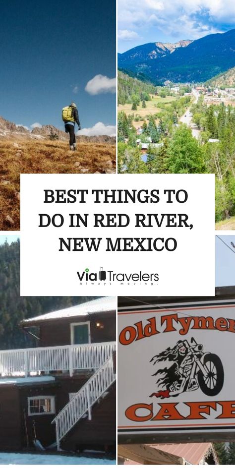 Are you planning to explore the beauty of the Red River, New Mexico? Here are the fun and best things to do in Red River that you should not miss. Red River New Mexico Summer, Red River New Mexico Winter, Red River New Mexico, Mexico Bucket List, Taos Ski Valley, Travel New Mexico, New Mexico Homes, Best Campgrounds, Whitewater Rafting