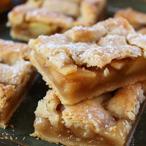 Flaky Apple Pie Bars - That Oven Feelin All Recipes Flaky Apple Pie Bars, 9x13 Apple Pie, Flaky Apple Pie Bars Recipe, Apple Pie For A Crowd, Dessert Recipes With Apples, Apple Slices Recipes, Apple Recipes Dessert, Apple Slab Pie Recipe, Bloomin Apples