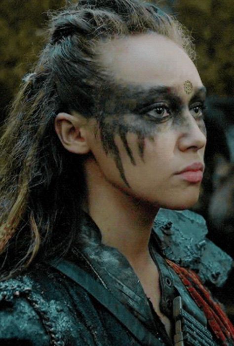 The 100 -Lexa Warrior Makeup, Viking Makeup, Commander Lexa, Lexa Y Clarke, Alycia Jasmin Debnam Carey, Lexa The 100, Clarke And Lexa, Arizona Robbins, The 100 Clexa