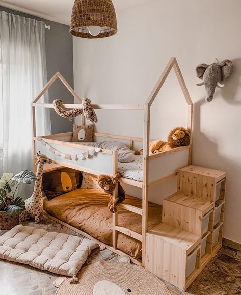 Boy And Girl Shared Room, Twins Bedroom, Boy And Girl Shared Bedroom, Toddler And Baby Room, Kids Rooms Shared, Ikea Kids Room, Toddler Boy Room Decor, Kids Rooms Inspo, Kids Shared Bedroom