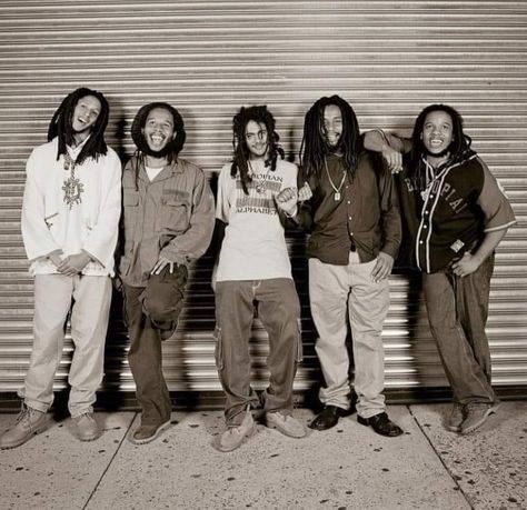 Marley Brothers, Dreadlock Ideas, Skip Marley, Marley Family, Damian Marley, Ziggy Marley, Nesta Marley, Trumpet Player, Beautiful Dreadlocks