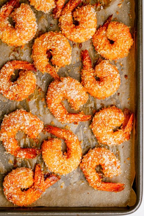 Making baked shrimp Baked Breaded Shrimp, Crispy Oven Baked Shrimp, Healthy Breaded Shrimp, Crispy Baked Shrimp Recipes, Oven Fried Shrimp Recipes, Magic Crispy Baked Shrimp, Baked Shrimp Recipes Oven, Breaded Shrimp Recipes, Oven Fried Shrimp