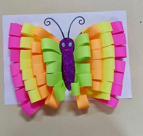 Grandkid Crafts, Easy Summer Crafts, Preschool Creative Art, Summertime Crafts, School Kids Crafts, Ladybug Crafts, Toddler Arts And Crafts, Preschool Arts And Crafts, Summer Crafts For Kids