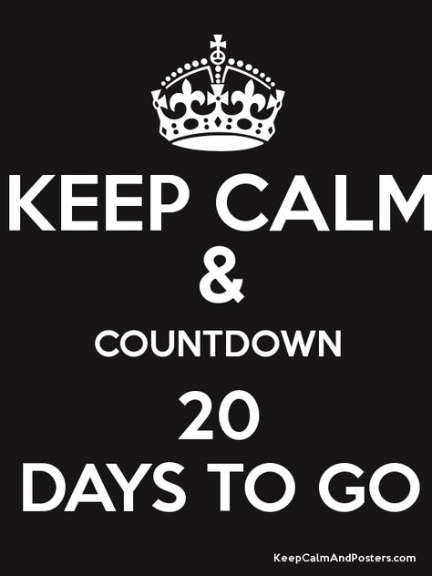 20 Days To Go Countdown, Days To Go Poster, Countdown Quotes, Gratitude Changes Everything, Travel Life Hacks, Birthday Countdown, Happy Birthday Love Quotes, With My Love, Happy Birthday Love