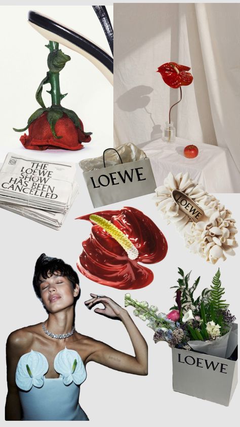 #loewe #fashion #wallpaper Loewe Wallpaper, Loewe Moodboard, Loewe Aesthetic, Loewe Fashion, Loewe Logo, Sticker Inspo, Fashion Wallpaper, Inspo Board, Red Aesthetic