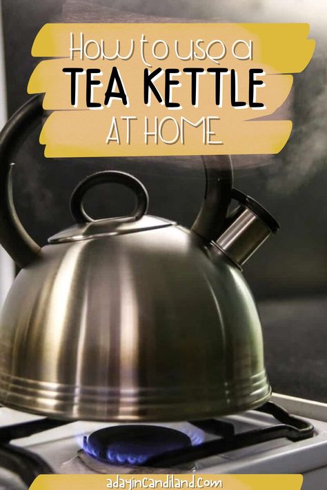 You may think that using a tea kettle is a no-brainer, and yet it turns out that there are multiple ways to use a tea kettle. Also, there are multiple types of tea kettles as well. Tea kettles are pieces of equipment that are used to heat up the water for the tea. Stove Top Tea Kettle, Sowden Kettle, Stovetop Tea Kettle, Cute Tea Kettle Stovetop, Tea Tips, Different Types Of Tea, Copper Tea Kettle, Electric Tea Kettle, Boiling Point