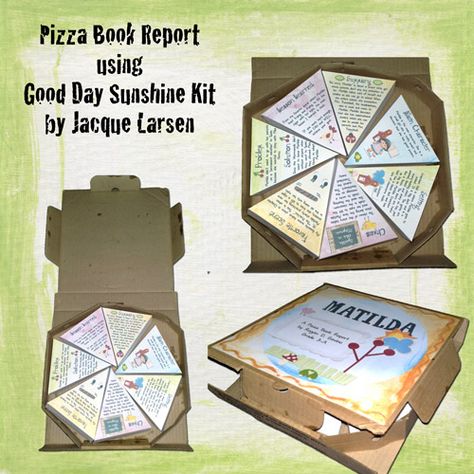 Pizza Box Book Report, Pizza Book Report, Book Report Projects, Teacher Board, Reading Projects, Book Reports, 5th Grade Reading, Pizza Box, Pizza Boxes