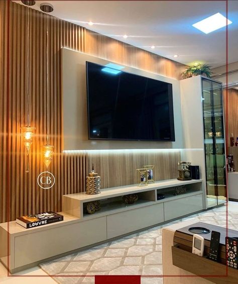 Living Room Tv Cabinet Designs, Tv Cabinet Design Modern, Modern Tv Room, Tv Unit Design Modern, Tv Unit Furniture Design, Tv Unit Decor, Tv Cabinet Design, Tv Unit Interior Design, Modern Tv Units