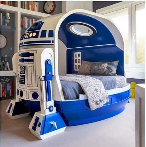 Star Wars Themed Bedroom, Bed Humor, Star Wars Bed, Star Wars Bedroom, Star Wars Room, Star Wars Decor, Kids Beds, 3d Star, Twin Mattress Size