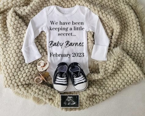 Converse Baby Announcement, Mom Pregnancy Announcement, Fake Pregnancy, Announcement Pictures, Converse Baby, Pregnancy Announcement Template, Gender Announcements, Baby Announcement Pictures, Digital Announcement