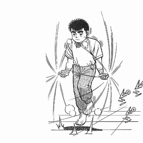 Training!  #hajimenoippo #manga #ippo Training Manga Panel, Ippo Makunouchi Training, Hajime No Ippo Training, Ippo Manga Panel, Ippo Training, Manga Training, Comic Reference, Vanilla Milk, Sport Motivation