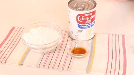 How To Make Whipped Cream With Evaporated Milk - Southern Plate How To Make Whipped Cream With Evaporated Milk, Whipped Cream From Evaporated Milk, Whipped Evaporated Milk, Evaporated Milk Whipped Cream, Evaporated Milk Desserts, Whipped Topping Recipe, Condensed Milk Ice Cream, Diy Whipped Cream, Wipped Cream