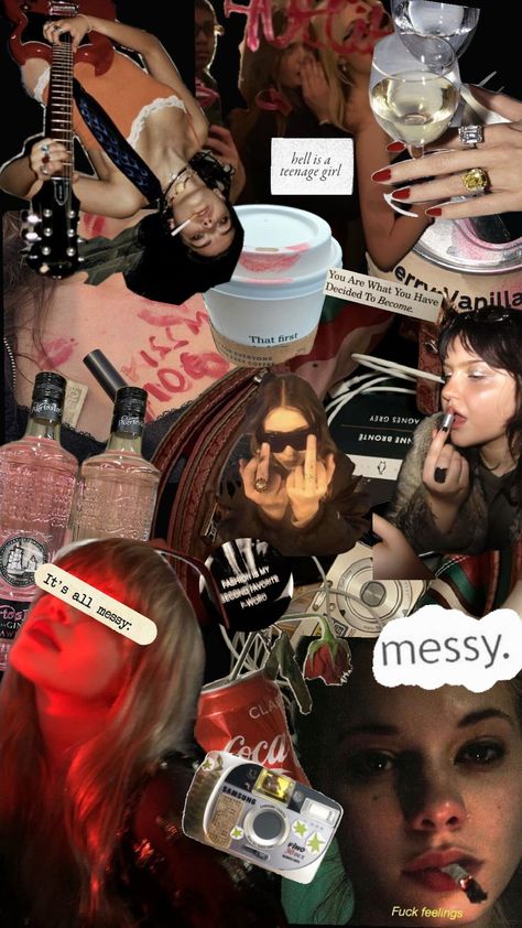 Messy girl #messygirl Messy Aesthetic Girl, Hot Mess Aesthetic, Fame Manifestation, Messy Girl Aesthetic, Chloe Core, Messy Chic, Messy Wallpaper, Messy Aesthetic, Black Pfps