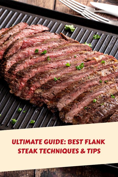 Transform flank steak into a succulent masterpiece with essential prep steps, marinating tips, and optimal cooking techniques for flavorful results. Marinated Flank Steak Recipes, Best Flank Steak, Types Of Steak, Red Pepper Hummus Recipe, Marinade Flank Steak, Teriyaki Steak, Caprese Salad Recipe, Marinated Flank Steak, Flank Steak Recipes