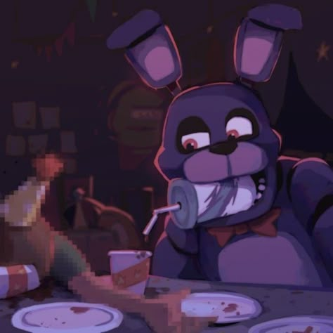 Five Nights At Freddys Fanart, Freddy And Bonnie Fanart, Bonnie Fanart Fnaf, Fnaf Freddy Fanart, Bonnie Art Fnaf, Cute Bonnie Fnaf, Fnaf Bonnie Fanart, Bonnie Fnaf Art, Fnaf Fanart All Characters