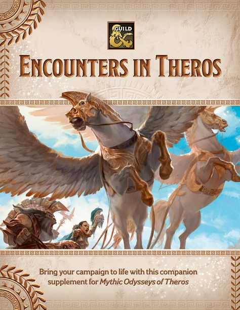 Encounters in Theros - Dungeon Masters Guild | Dungeon Masters Guild Theros Dnd, Dnd Theros, Mythic Odysseys Of Theros, Theros Art, Dm Ideas, Dnd Dungeon, Dnd Campaign, Campaign Ideas, 3rd Party