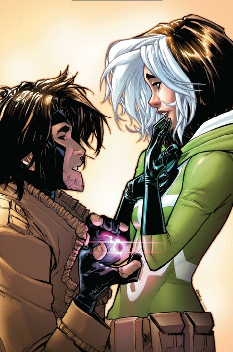 Gambit X Men, Xman Marvel, Comic Book Wedding, Gambit Marvel, Kelly Thompson, Marvel Rogue, Astrid Hiccup, Rogue Gambit, Marvel Couples