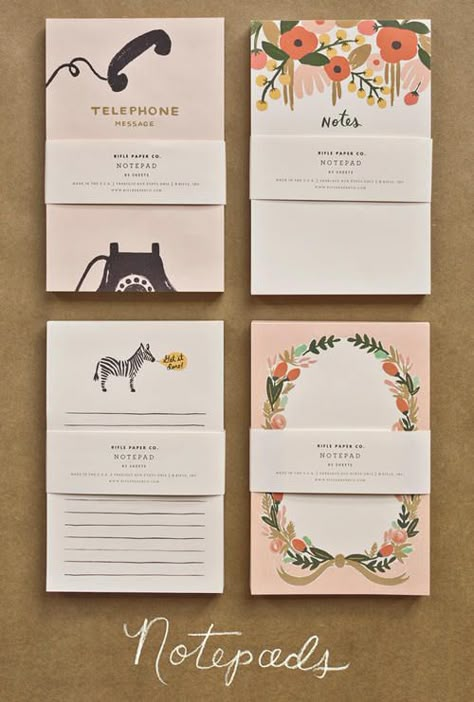 ♥ Notepads Design Ideas, Notepad Packaging, Stationary Company, Stationary Illustration, Stationary Packaging, Notepad Design, Stationary Products, Calendar Illustration, Paper Stationary