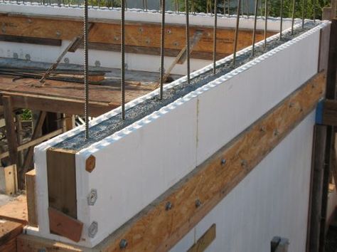 ICF Homes: How To Build an ICF House in 10 Steps | Fox Blocks Icf Foundation, Icf Blocks, Icf Walls, Icf Home, Building A Basement, Basement Construction, Insulated Concrete Forms, Structural Insulated Panels, Concrete Footings