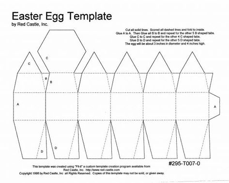 Egg Template Treat Box Template, Easter Egg Template, Egg Template, Easter Treat Box, 3d Paper Projects, Christmas Centerpiece, 3d Paper Crafts, Paper Folding, Origami Crafts