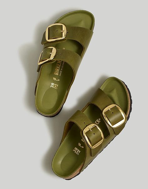 Birkenstock® Big Buckle Arizona Sandals European Footwear, Birkenstock Big Buckle, Birkenstock Colors, European Shoes, Double Strap Sandals, Dark Autumn, Shoe Shine, Birkenstock Sandals, Buckle Sandals