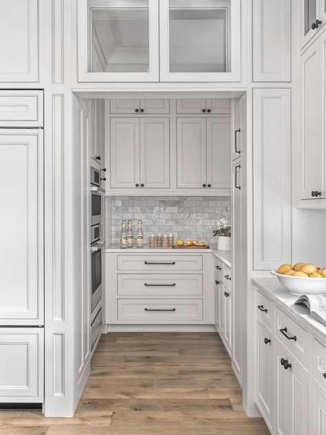 @beckallencabinetry shared a photo on Instagram: “There's more than meets the eye to this pantry—a creative element within a custom home's kitchen designed by the team at…” • Jun 25, 2022 at 12:24am UTC Pantry With Oven, Butler’s Pantry, Butlers Pantry, More Than Meets The Eye, Butler Pantry, Butler's Pantry, St Louis Mo, Favorite Kitchen, Custom Home Builders