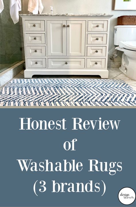 Have you been thinking about trying one of the washable rugs on the market? I've tried three of the brands and I'm sharing my honest opinion. See the pros and cons and which brands are the best. Washable Area Rugs Bedroom, Ruggable Rug Bedroom, Washable Rugs Bathroom, Washable Area Rugs Kitchen, Ruggable Vs Tumble, Walmart Washable Rugs, Nuloom Washable Rug, Area Rugs Washable, Ruggables Kitchen Rugs