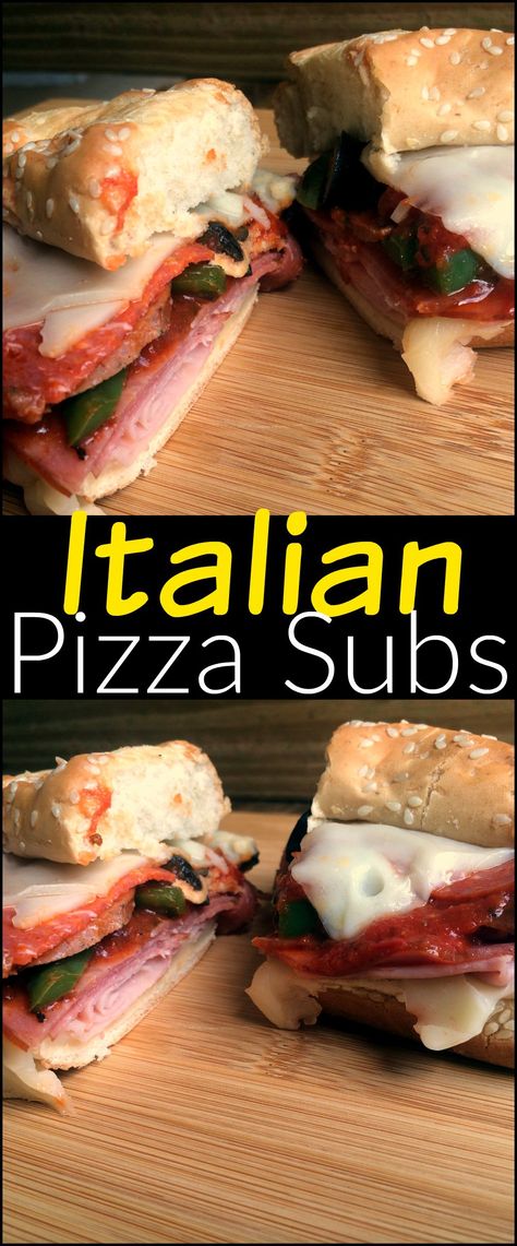 Pizza Subs, Hot Sandwiches, Best Sandwich Recipes, Best Bread, Sub Sandwiches, Burgers Sandwiches, Italian Pizza, How To Cook Sausage, Wrap Sandwiches