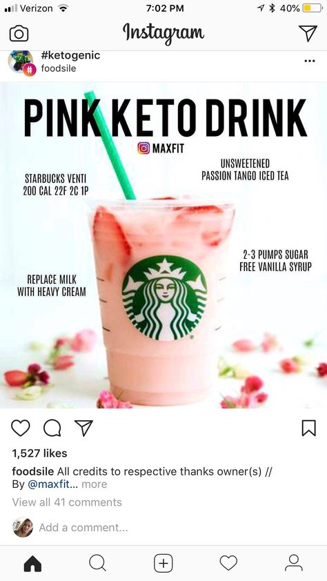 Starbucks Teas Drinks, Keto Pink Drink, Pink Drink Starbucks, Pink Drink Recipes, Unsweetened Iced Tea, Sugar Free Vanilla Syrup, Starbucks Tea, Starbucks Strawberry, Strawberry Drinks