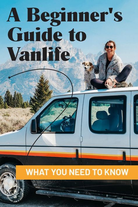 Check out this beginner's guide to vanlife to see if you're really ready to live in a camper full time. Get all the things I wish I knew before I moved in a camper van. Plus 6 big vanlife tips! Vanlife Tips, Living In A Camper, Living In A Van, Nomadic Lifestyle, Wild Camp, Campervan Life, Camper Living, Work Abroad, Adventure Bucket List