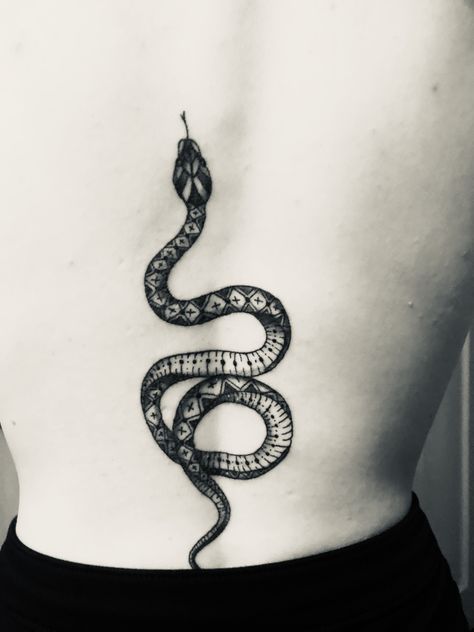 Arm Tattoos Tiger, Back Tattoo Women Spine, Tattoo Snake, Gemini Tattoo, Back Tattoo Women, Spine Tattoos, Snake Patterns, Snake Tattoo, Temporary Tattoo Stickers