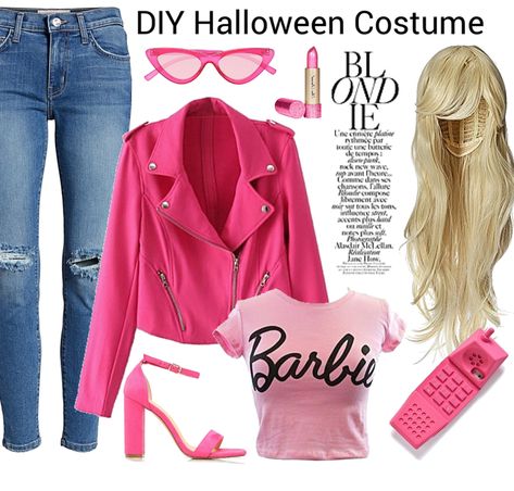 DIY Barbie Costume Outfit | ShopLook Barbie Fashion For Women, Outfits From The Barbie Movie, Barbie 30th Birthday Party Outfit, Barbie Costume Ideas Women Plus Size, Diy Barbie Outfit, Diy Barbie Outfits For Women, Teacher Barbie Costume, Barbie Jobs Costume, Rockstar Barbie Costume