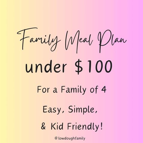 Family Of 3 Meal Plan Groceries Budget, Food Stamp Meal Plan, Meal Plan Family Of 4, Meal Plan For Family, Cheap Healthy Meal Plan, Weekly Meal Plan Family, Family Meal Planning Healthy, Family Meal Plan, Low Cost Meals