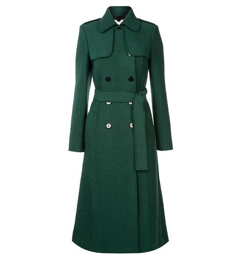 On St. Patrick's Day 2014, Kate Middleton chose to wear the emerald green Persephone trench coat by Hobbs London. Find out more >> Hobbs Coat, Long Green Coat, Princess Kate Style, Green Trench Coat, Hobbs London, Middleton Style, Catherine Elizabeth Middleton, Wool Trench Coat, Kate Middleton Style