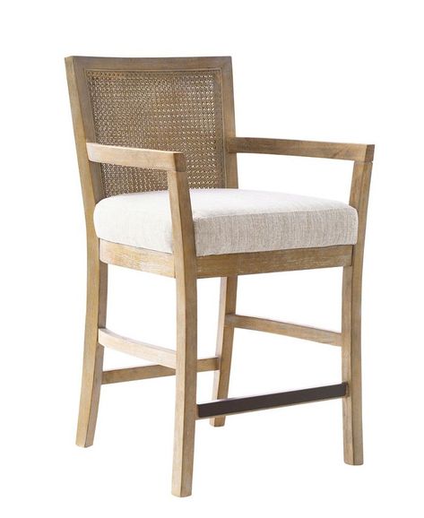 Madison Park Diedra 23 Transitional Counter Stools, Wood Counter Stools, Kick Plate, American Signature Furniture, Rattan Dining Chairs, Value City Furniture, Counter Chairs, Wood Counter, Counter Height Bar Stools