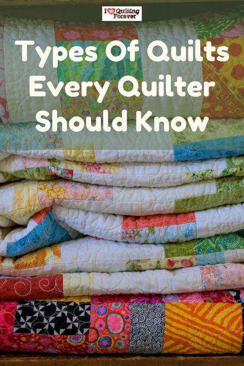 There are many different types of quilts, with limitless possibilities for creativity. Look for the ones that will suit your style! Types Of Quilts Patterns, Different Types Of Quilt Patterns, Different Quilting Designs, Free Style Quilting, Different Types Of Quilts, Different Quilt Patterns, Hand Pieced Quilts Patterns, Quilt Patterns Vintage, Amish Quilt Patterns Free