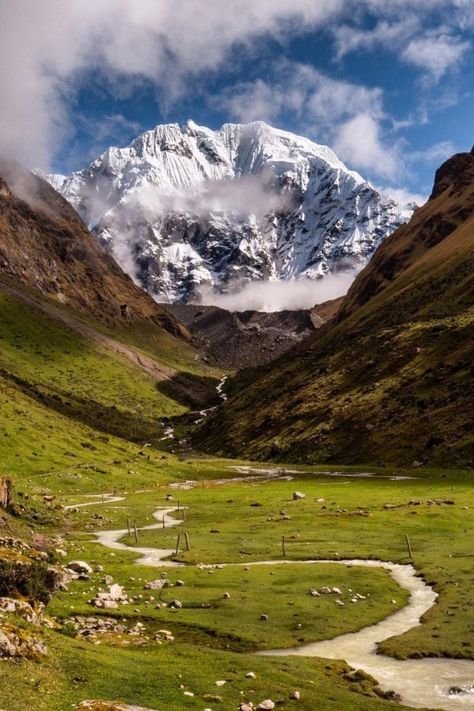 The Beautiful Salkantay Trek is a great alternative to the Inca Trail and just as challenging. Do you have what it takes to hike this high altitude trek? Our volunteers recount their experience: https://bit.ly/3soDbtN Machu Pichu Hike, Inca Trail Peru, Trek Ideas, Backpacking Peru, Hiking Peru, Inca Trail Hike, Peru Beaches, Salkantay Trek, Inca Trail