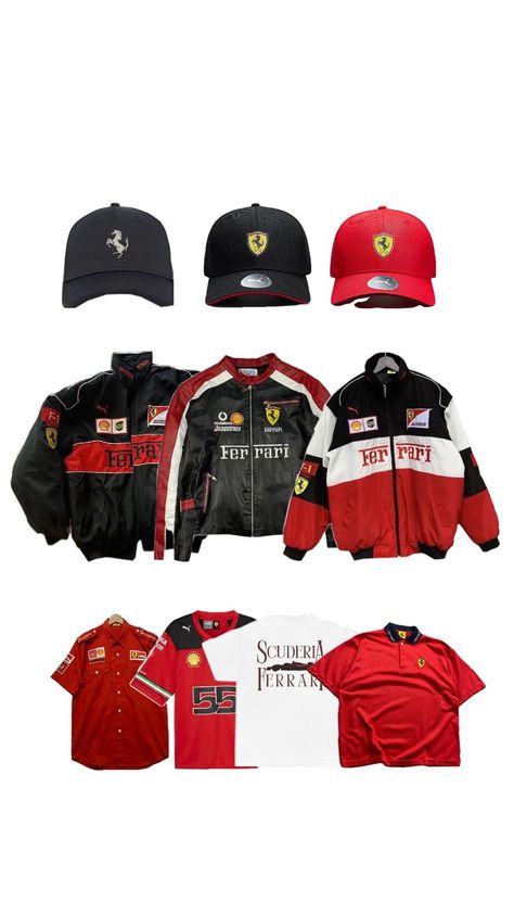 Formula 1 Women Outfit, Ferrari F1 Outfit, F1 Vegas, Ferrari Outfit, F1 Clothes, F1 Uniform, Race Car Jacket, F1 Fashion, Gcse Graphics