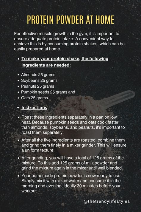 protein powder at home, how to make protein powder at home, homemade protein powder recipes, homemade whey protein powder, how to make whey protein powder at home, protein shake before workout, protein shake before or after workout, protein shake recipes before workout, homemade protein powder, make protein powder at home, how to make your own protein powder at home, protein powder recipes at home, how to make high protein powder at home, how to prepare protein powder at home Protein Powder For Glute Growth, Home Made Protein Powder, Protein Powder Benefits, Best Tasting Protein Powder, Gain Meals, Homemade Protein Powder, Protien Powders, Healthiest Protein Powder, Protein Powder For Women