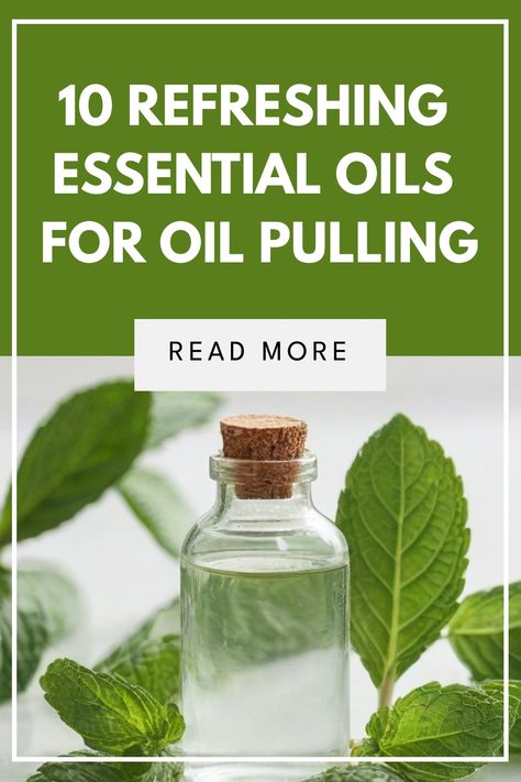 Improve your oral health naturally with oil pulling using essential oils. Oil pulling can help with cavity protection, fresh breath, and pain relief while promoting overall oral hygiene. My favorite essential oils for oil pulling include peppermint, tea tree, and clove for their antibacterial properties. Try this DIY oil pulling recipe with essential oils to supercharge your oral health routine. Incorporating essential oils into your daily oil pulling routine can enhance its benefits and maintai Essential Oils For Cavities, Diy Oil Pulling Recipe, Oils For Oil Pulling, Protection Oil Recipe, Oil Pulling Recipe, Oil Pulling Benefits, Oil Image, Pinterest Tutorials, Oils For Health