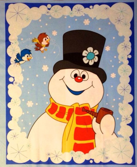 Frosty The Snowman Island Of Misfit Toys Drawings, Snowman Song, Nostalgia Christmas, Pillow Panels, Muppet Christmas, Christmas Door Decorating Contest, Door Decorating Contest, Christmas Giveaway, Snowman Door