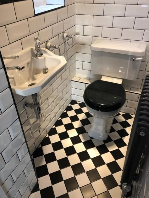 Checkers Bathroom Floor, Black And White Checked Bathroom Floor, Checked Bathroom Floor, Black And White Checkered Floor Bathroom, Black White Bathroom Floor, Checkerboard Floor Bathroom, Bathroom Checkered Floor, Checkered Bathroom Floor, Checkerboard Bathroom Floor