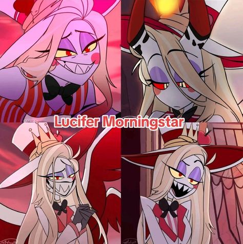 Genderbent Lucifer Hazbin Hotel, Hellvana Boss Pfp, Helluva Boss Inspired Outfits, Genderbent Hazbin Hotel, Human Lucifer Hazbin Hotel, Female Lucifer Hazbin Hotel, Helluva Boss Genderbend, Helluva Boss Barbie Wire, Lucifer X Alastor Comic