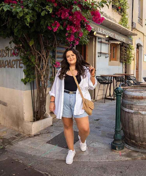 Practical Womens Outfits, Plus Size Cute Outfits Summer, Lazy Summer Outfit Plus Size, Cute Midsize Summer Outfits, Cute Summer Fits Plus Size, Plus Size Summer Beach Outfits, Nyc Summer Outfits Plus Size, Plus Size Mom Summer Outfits, Curve Summer Outfit