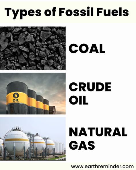 Fossil Fuels: Types, Uses, Pros and Cons | Earth Reminder Fossil Fuels Poster, Non Renewable Energy, Save Planet, Save Planet Earth, Earth Materials, Greenhouse Effect, Oil Spill, School Study, Fossil Fuels