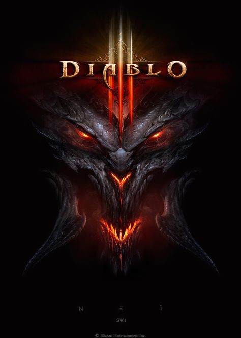 ArtStation - The Art of Diablo, Wei Wang Diablo Game, Label Image, Dark Creatures, Creepy Horror, Blizzard Entertainment, Role Playing Game, Futuristic Art, Game Pictures, Cute Profile Pictures